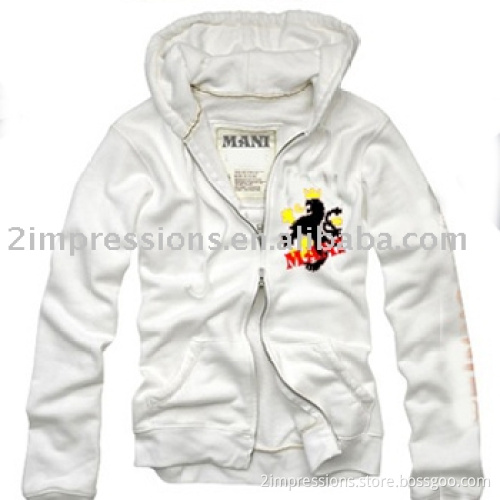 Men's / Women's cvc fleece jacket, hoodie top, lady's fleece sweatshirt